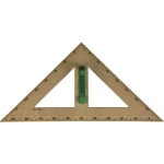 Zeichendreieck, 90°,45°,45°, RE-WOOD®, Hypotenuse 60 cm, 